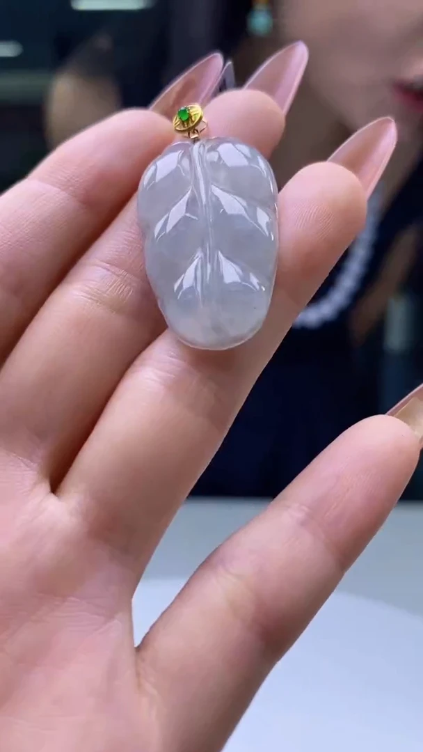 定制翡翠18K金镶嵌1676