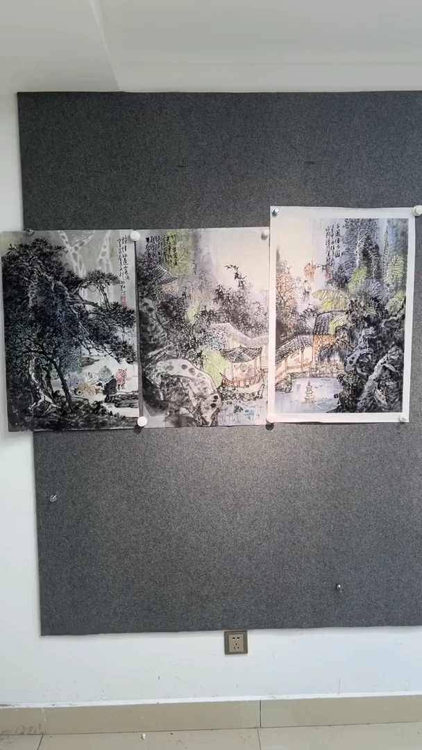 国画行*沈秋根老师三张