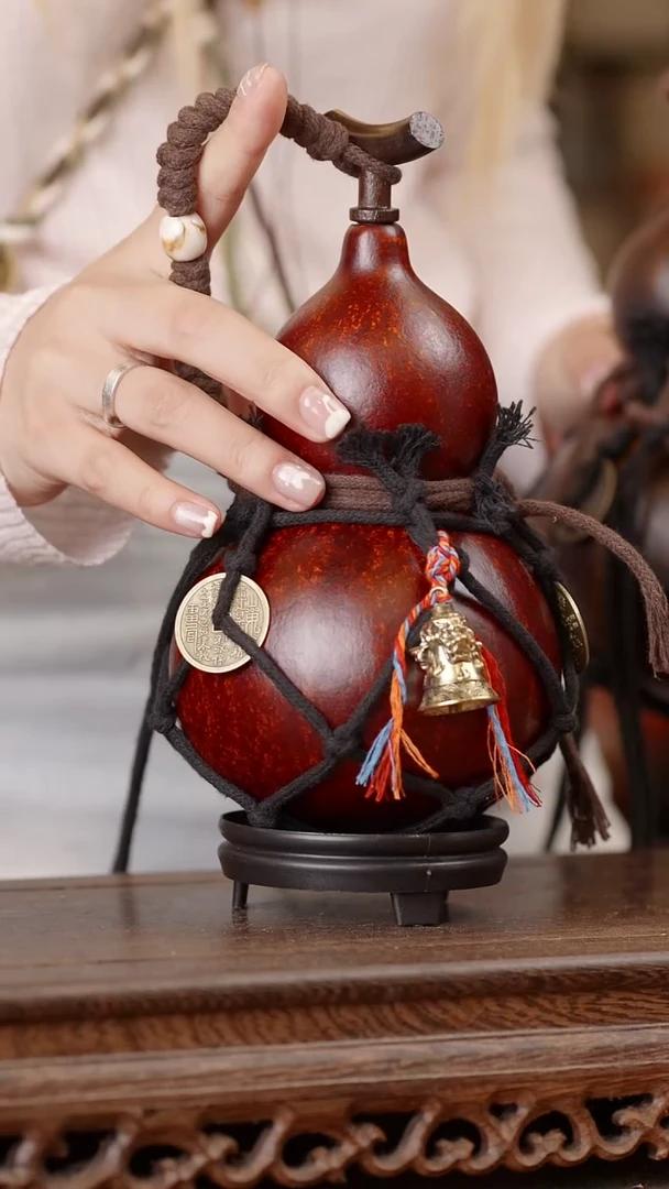 192号精品天然大漆酒葫芦一物一拍~