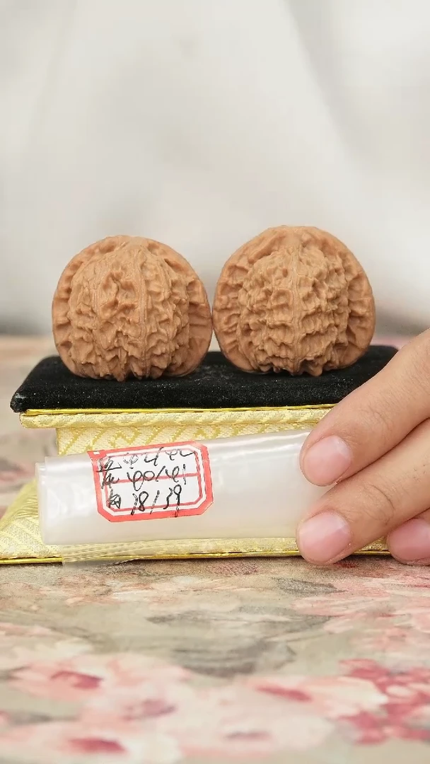 把件文玩核桃白狮子微修