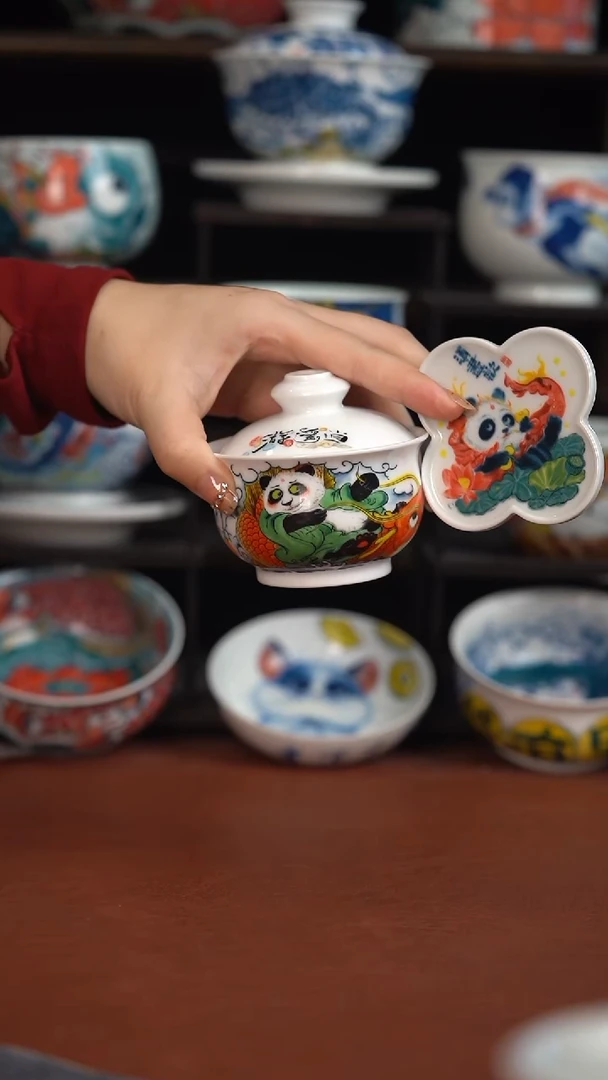 昨明杯垫+盖碗（宠粉福利）