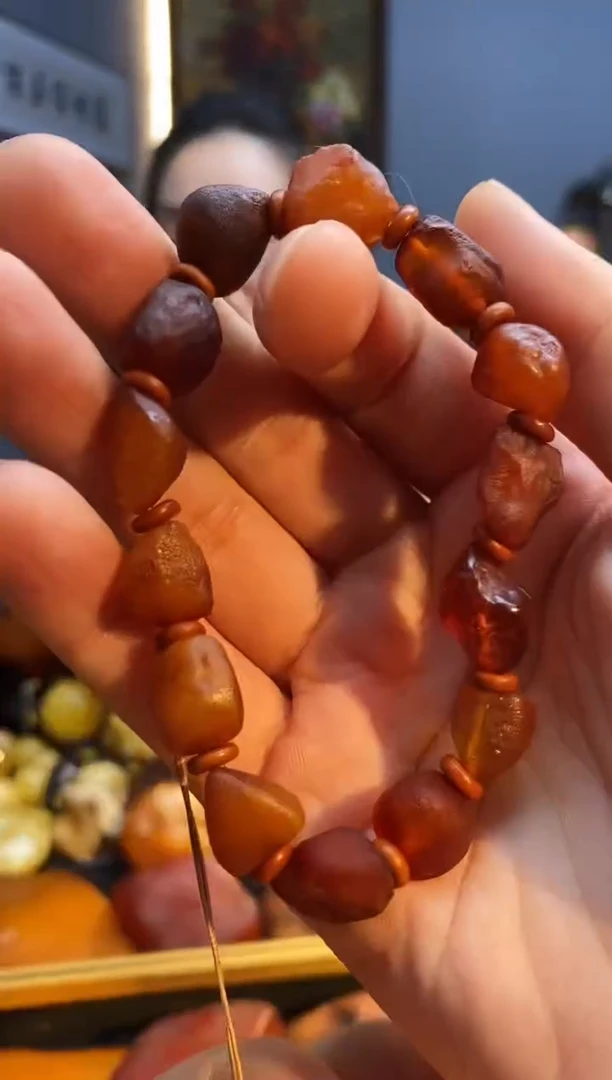 手串琥珀未镶嵌手串