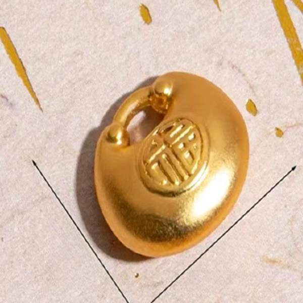 合金吊坠 【微总专属】玲珑有质手工掐丝胖福吊坠【SCD37】