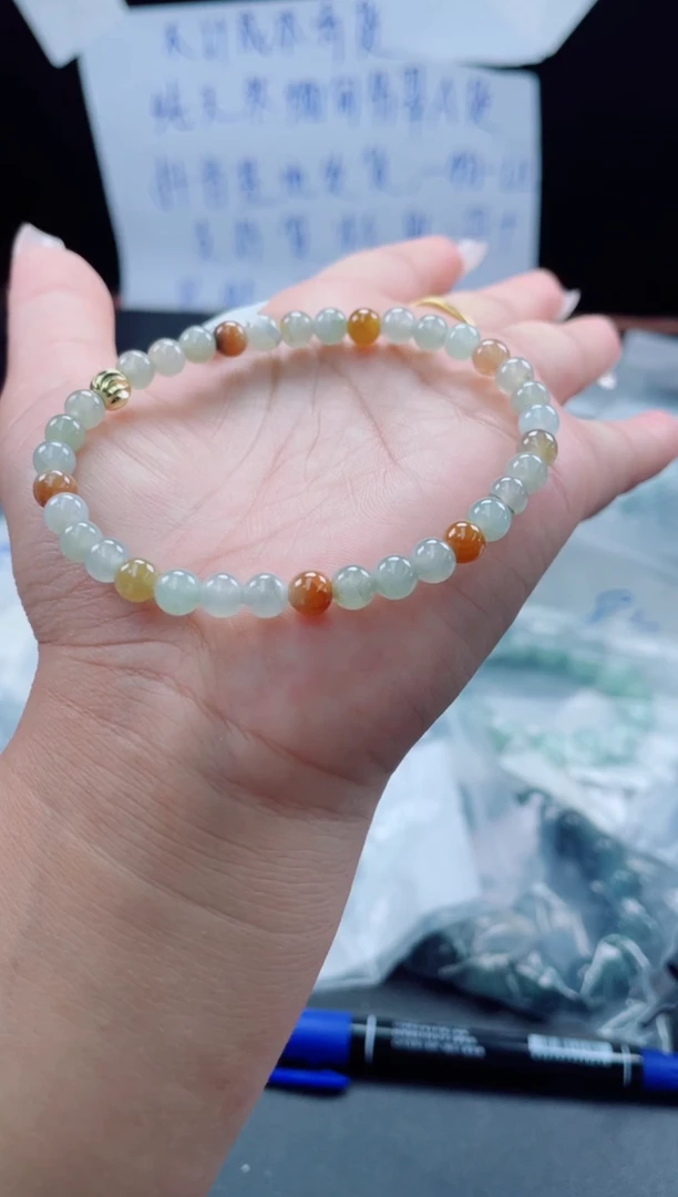 未镶嵌戒指翡翠珠串