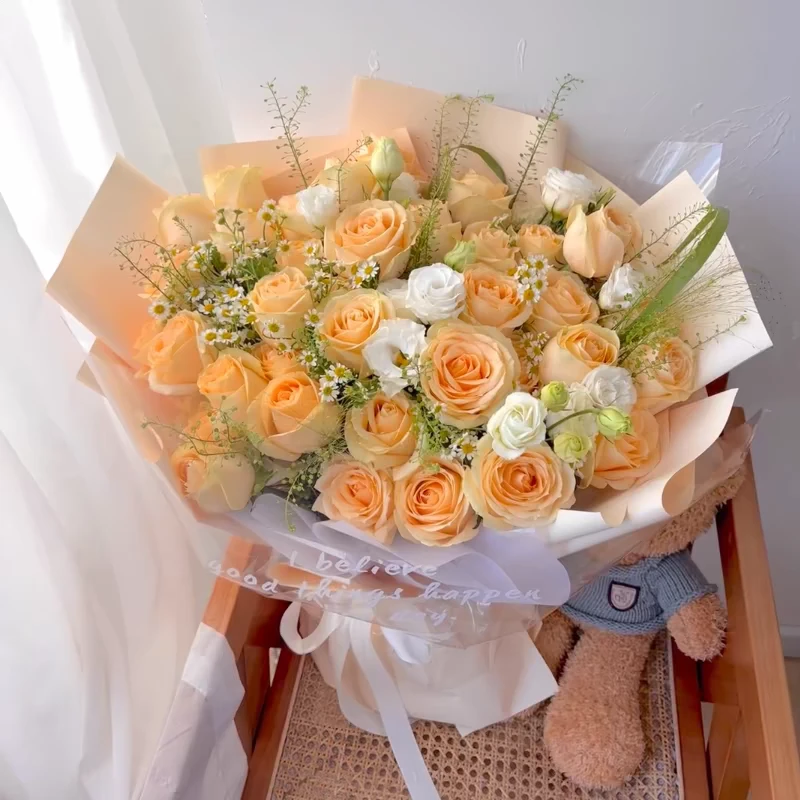 鲜花盲盒10支鲜花