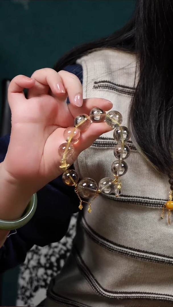 银S925镶嵌手链发晶✨***?手链