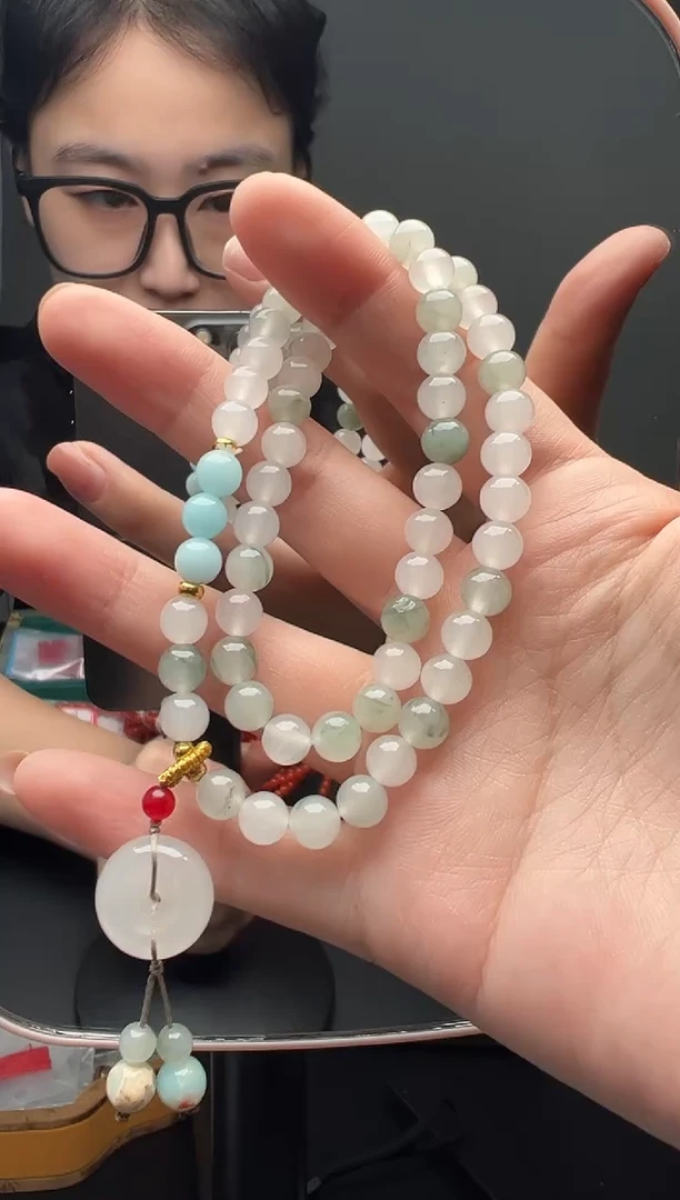 【闪购商品】石英质玉手链未镶嵌多圈手串