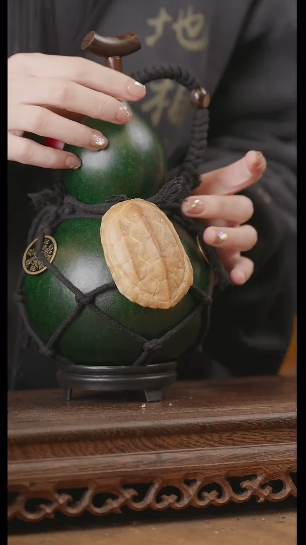 【闪购商品】301号精品天然大漆工艺防渗内胆酒葫芦~
