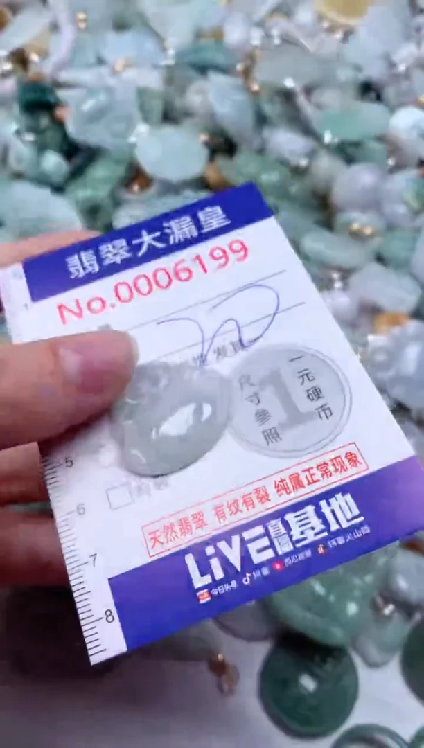 吊坠(不含链)未镶嵌翡翠6199