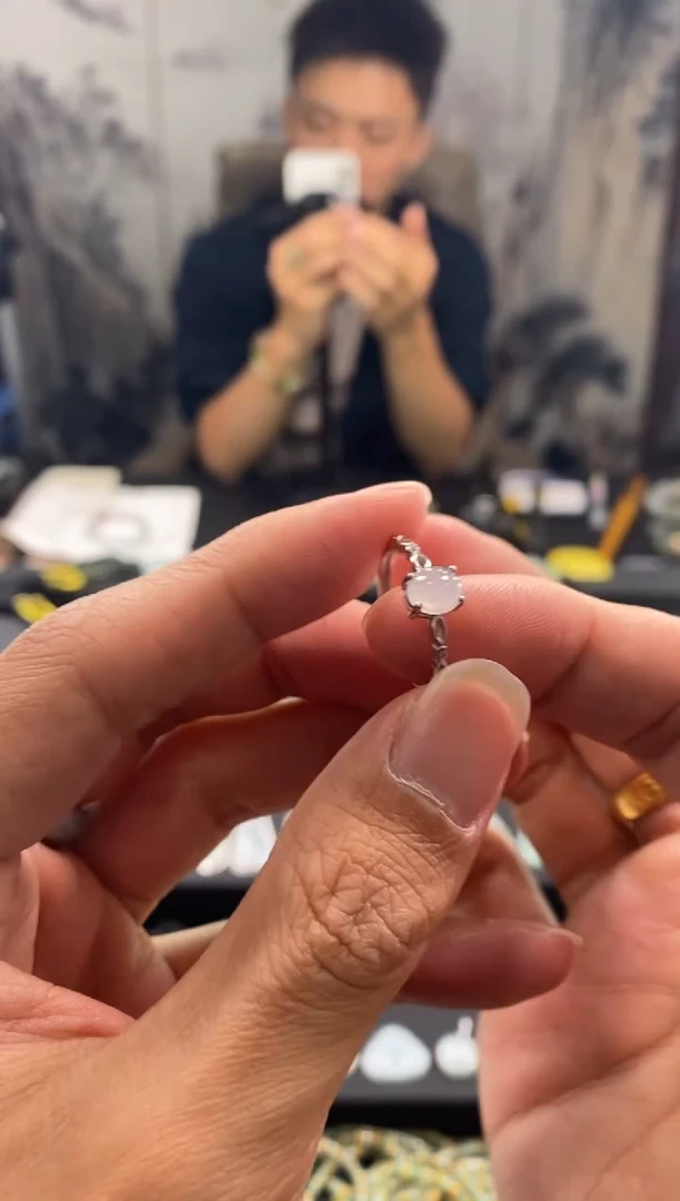 银S925镶嵌戒指翡翠十*?0568018944