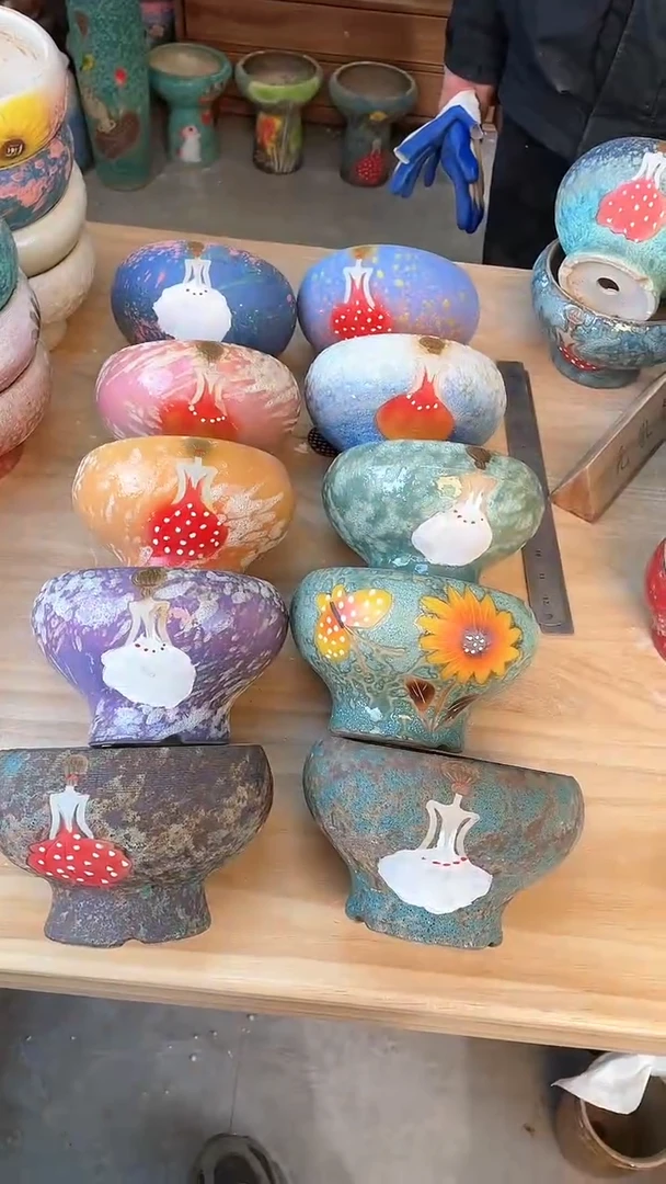 【闪购商品】摆件16-235口14高11 十个