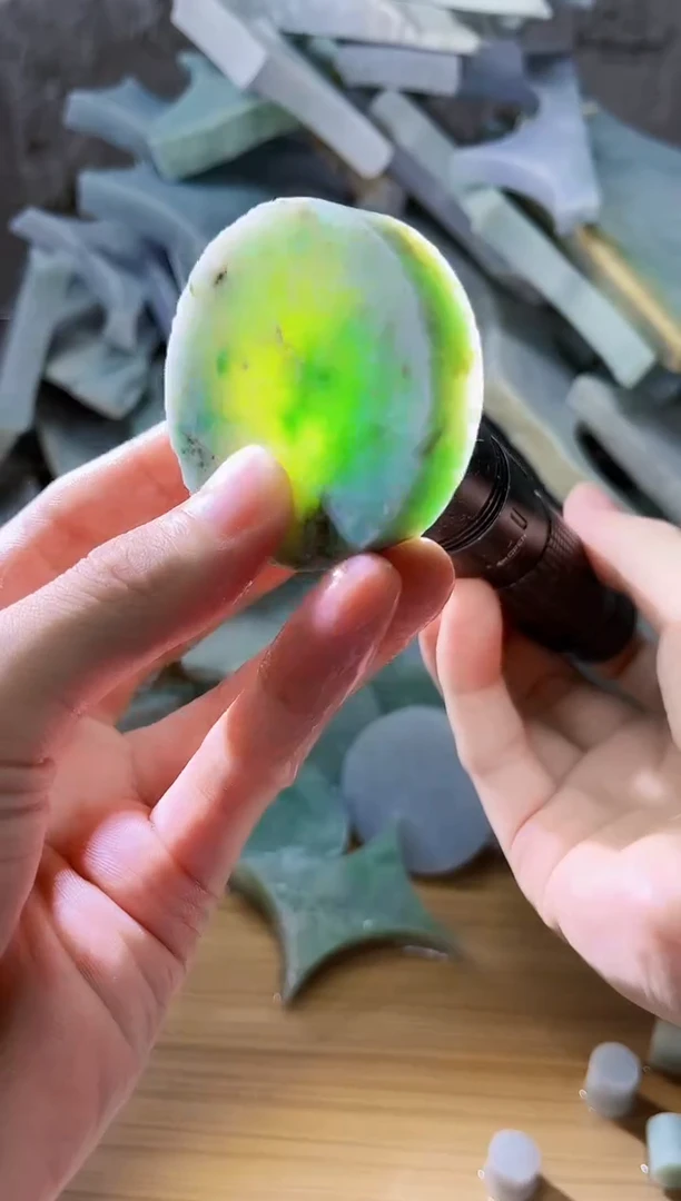裸石翡翠翡翠a货正品玉石陈357