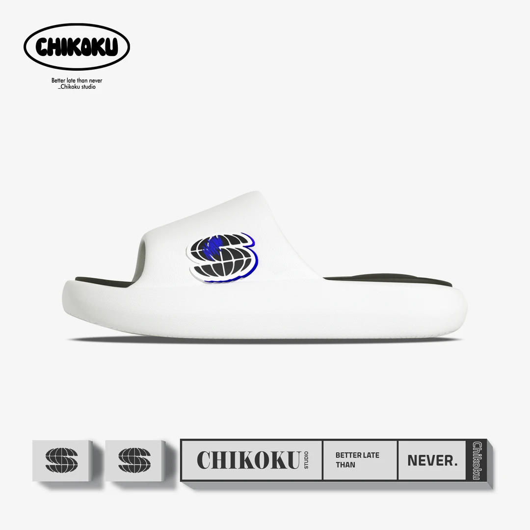 chikoku外穿运动拖鞋女夏季ins潮厚底防滑防臭室外男士一字拖