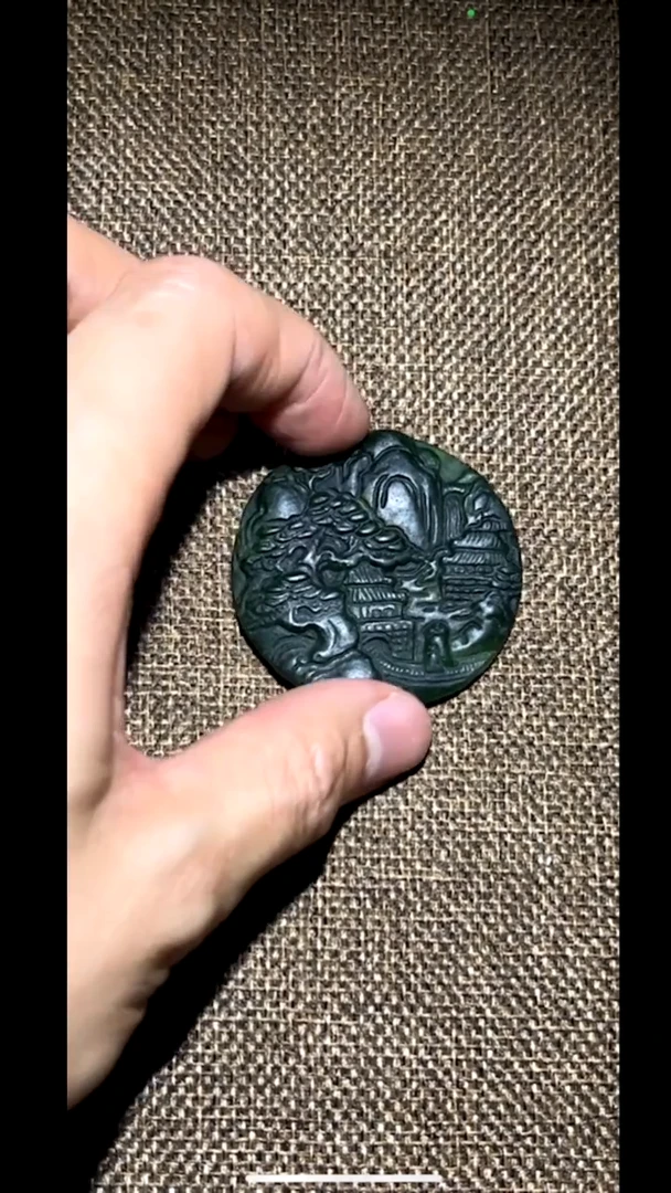 和田玉未镶嵌吊坠(不含链)pz530-24玉佩