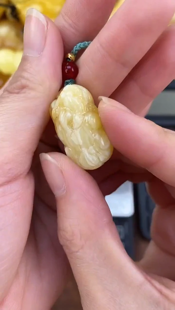 裸石琥珀未镶嵌天然琥珀蜜蜡