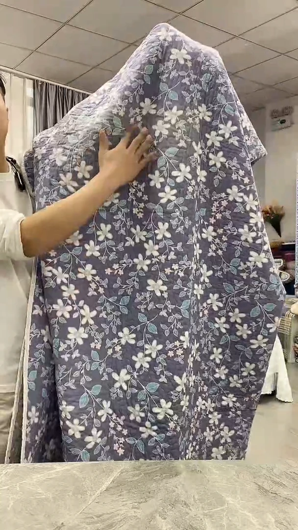 棉220cm*280cm 雪莲花