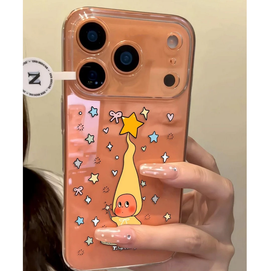 星星人魔法棒适用iPhone17Promax手机壳苹果16透明15新款14软胶13