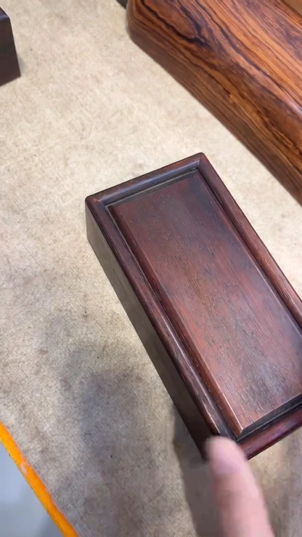 【闪购商品】木邵氏紫檀素面抽拉盒