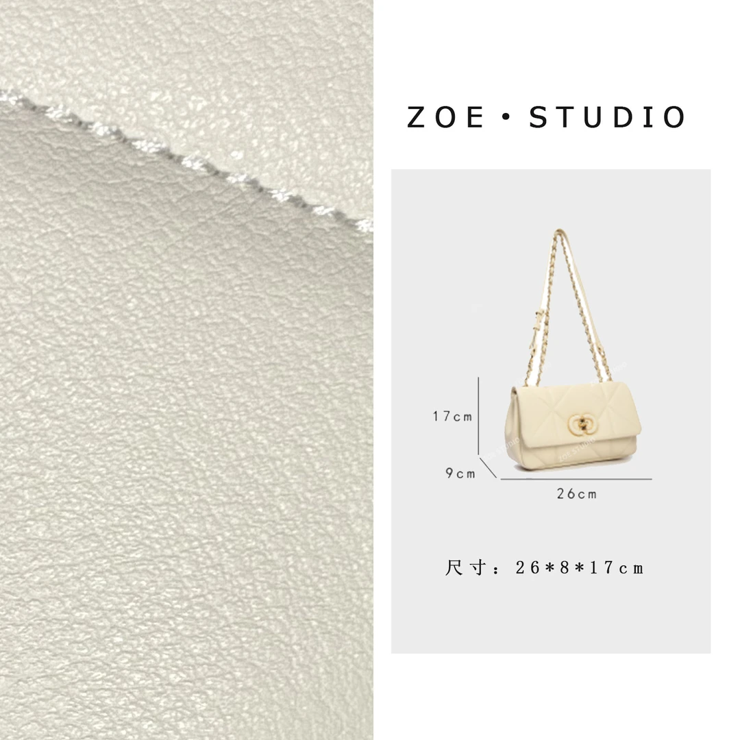 【佐伊甄选】BF-66536-米杏色轻奢女士时尚潮流通勤腋下斜挎包