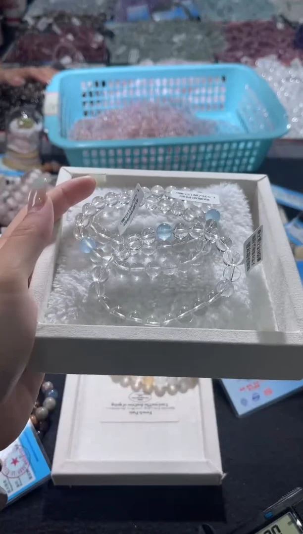 未镶嵌手链水晶296号3条 多样性发一AA  8+
