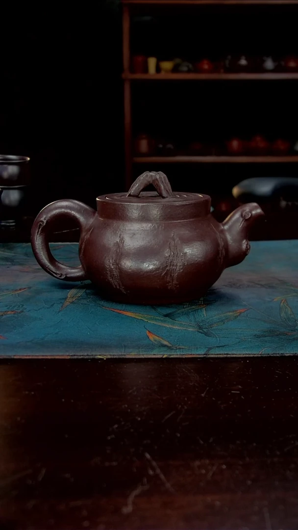 茶壶紫砂紫砂纯石红全手精工创作款