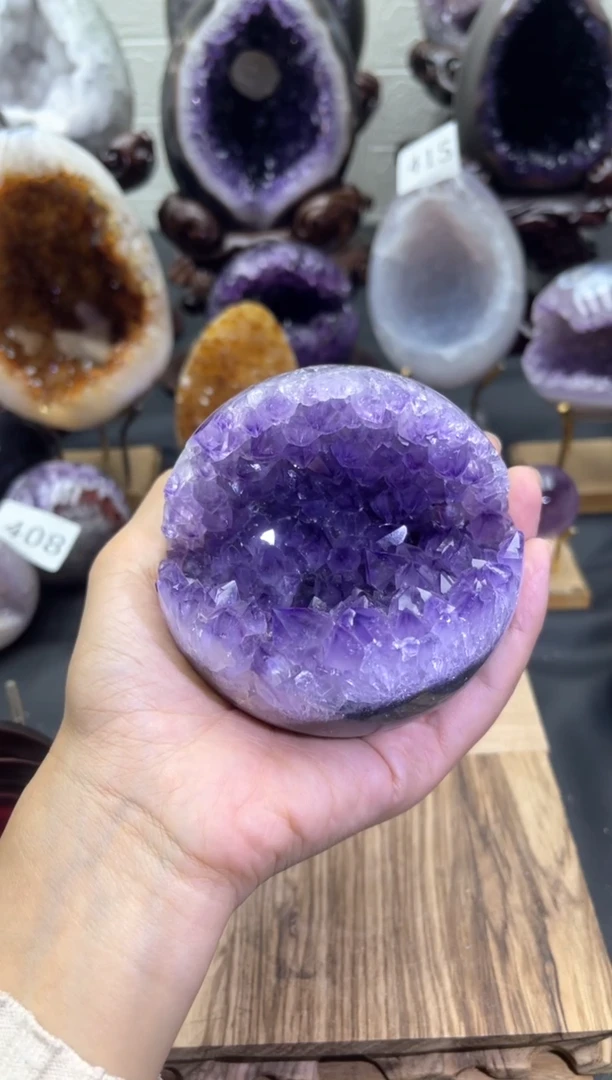 未镶嵌大型摆件（非配饰）紫晶416号摆件