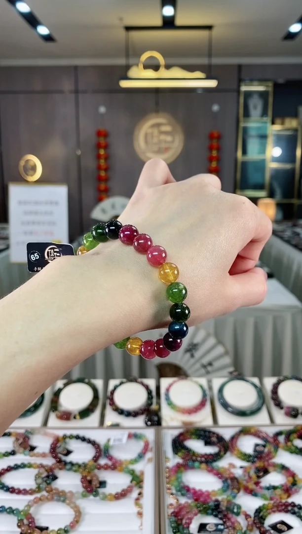 【闪购商品】碧玺单圈手串9mm+未镶嵌（多样性发一条 ) hon