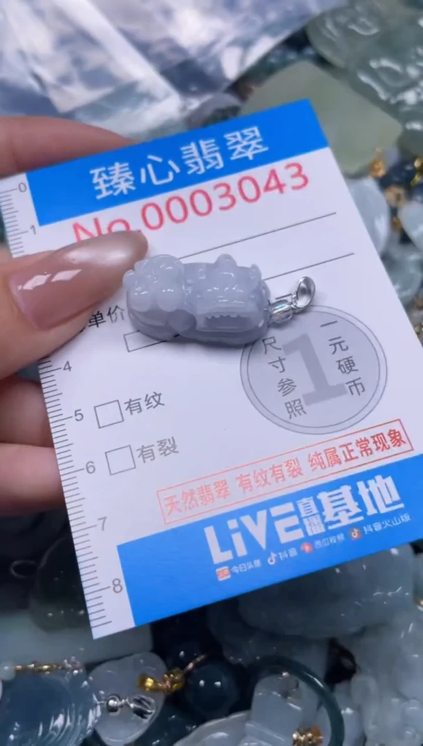 颈饰未镶嵌翡翠3043