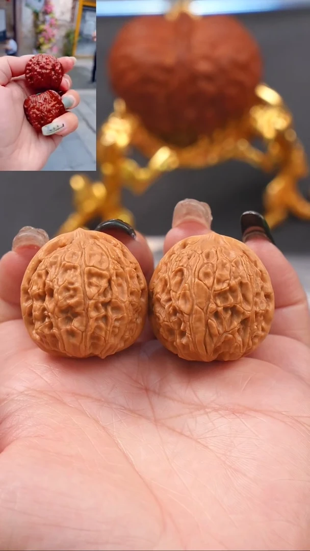 【闪购商品】文玩核桃把件31龙胆元宝