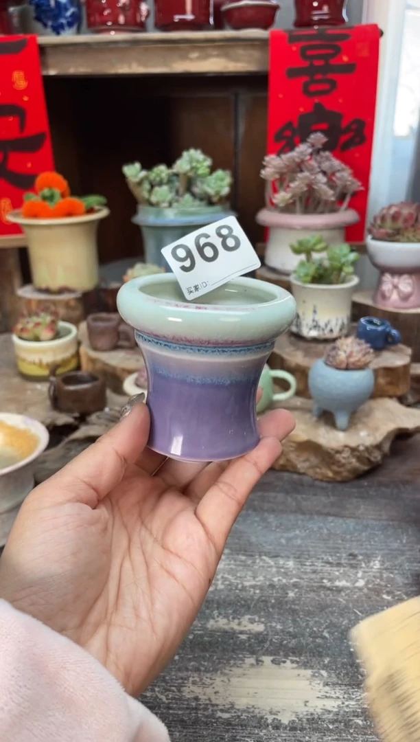 【闪购商品】摆件968知木小芳花盆