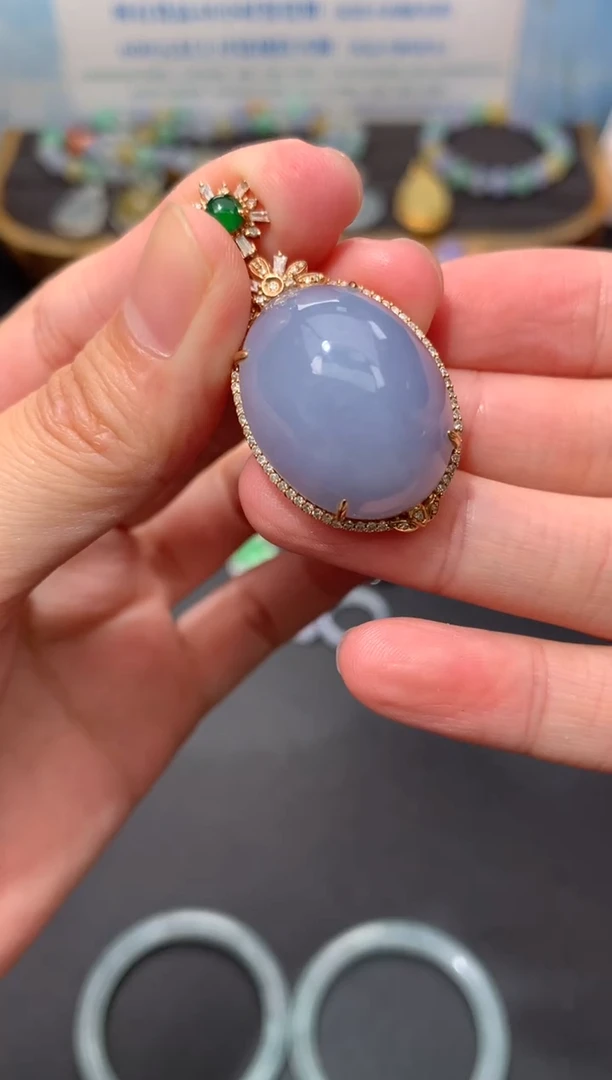 定制翡翠18K金镶嵌模式推广期48小时鉴赏期