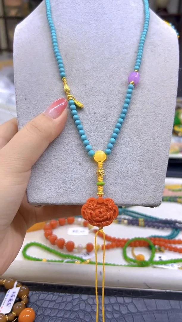 玛瑙/玉髓项链未镶嵌DIY款X462