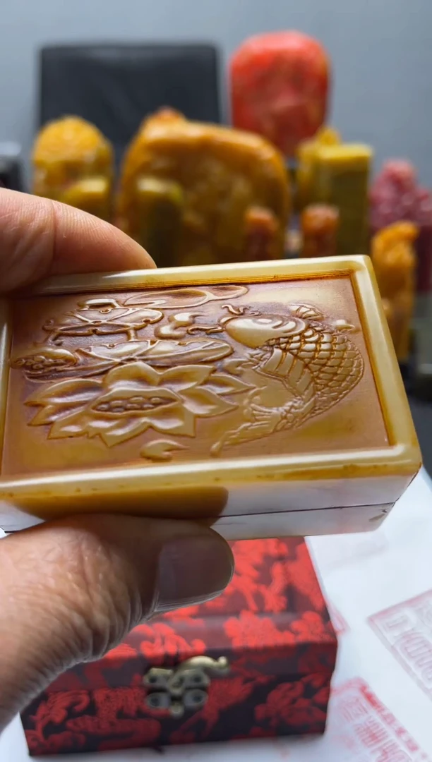 寿山石印石对***己精品印章32