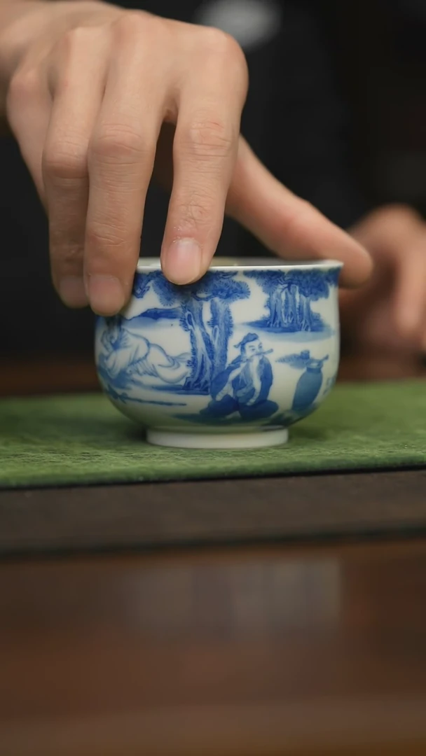 【闪购商品】杯柴窑青花破价福利