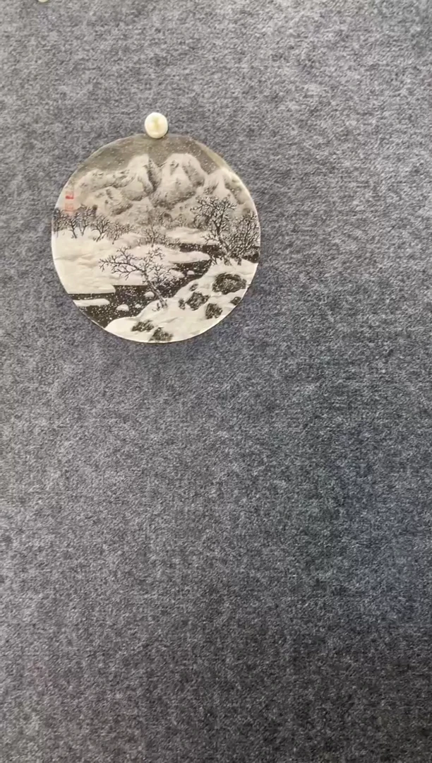 国画3140冯继N山水镜面5一平尺