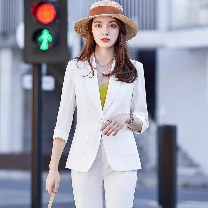 C区602小西装女春夏薄款时尚女神范职业单件西服