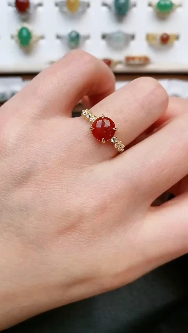 【闪购商品】翡翠戒指银S925镶嵌.....