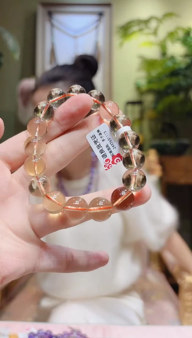 【闪购商品】水晶手串未镶嵌黄水晶手串12.2