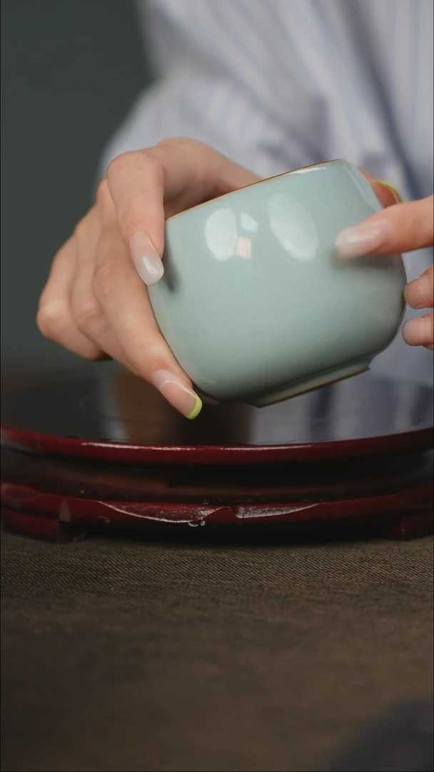 全品 禅定主人杯 带底款