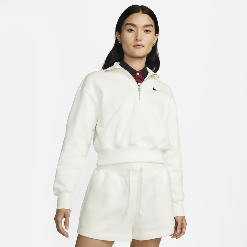 耐克女子超宽松短款运动衫冬季加绒针织卫衣Nike Phoenix DQ5768