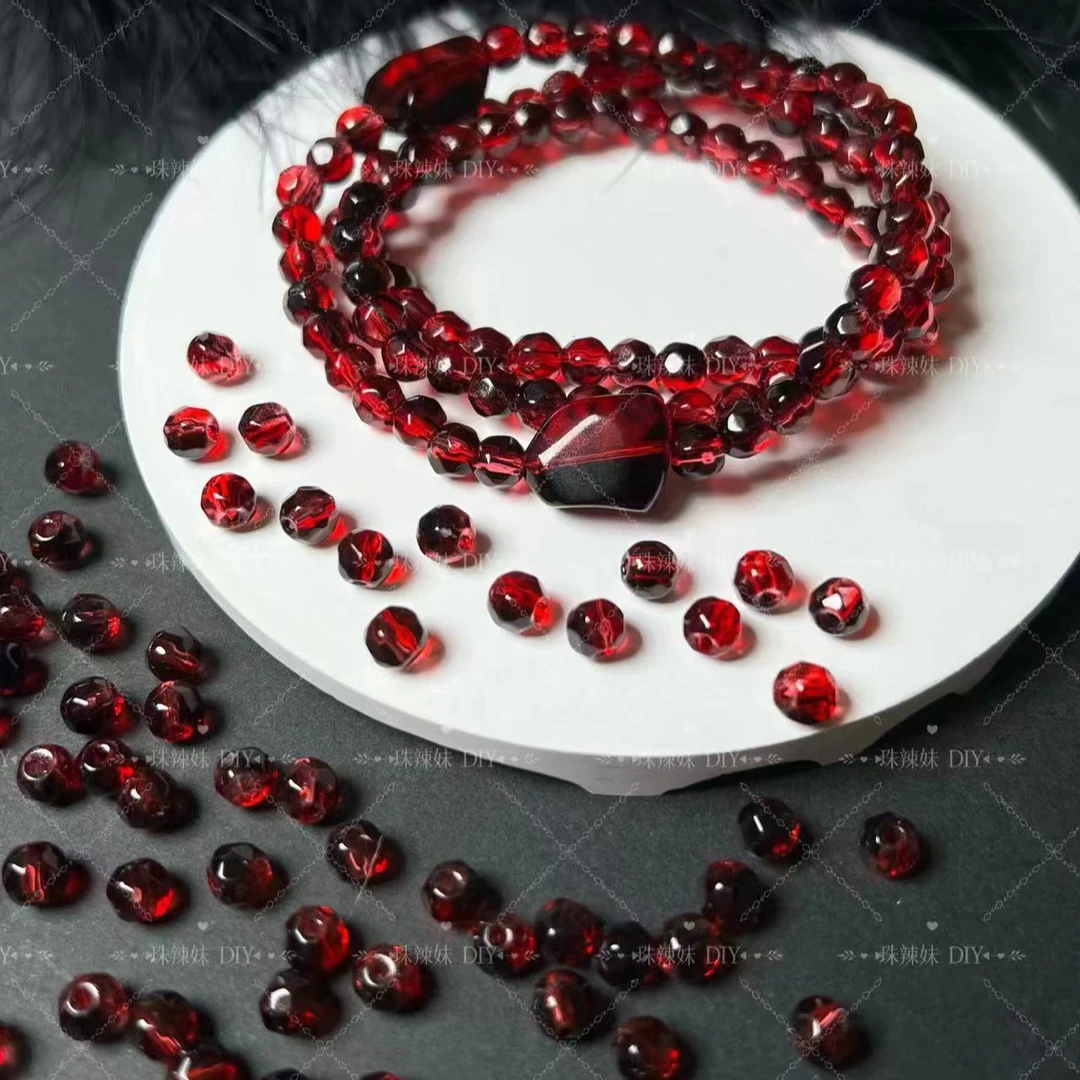 【LALA饰品·高品晶晶】冰川琉璃定制DIY散珠手工串珠琉璃珠珠