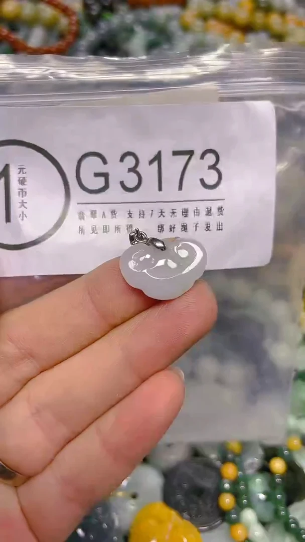 颈饰未镶嵌翡翠/ G /翡翠A货，一件也是批发价