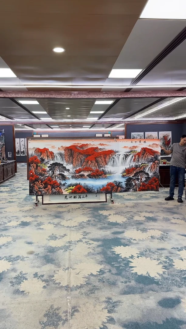 国画Z刘雪红-山水国画-大丈二