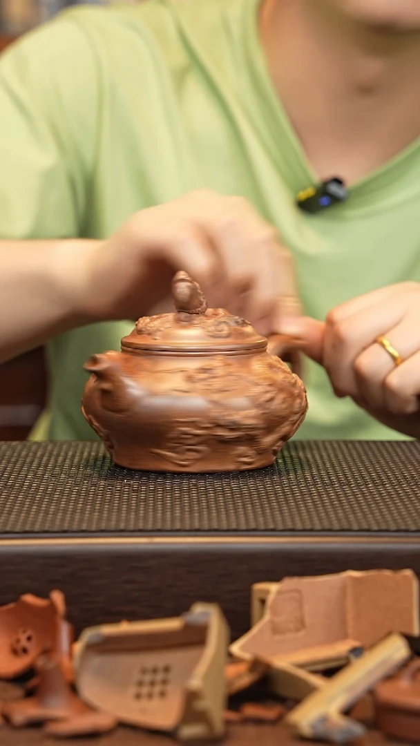 茶壶紫砂源头精品手工作品3266