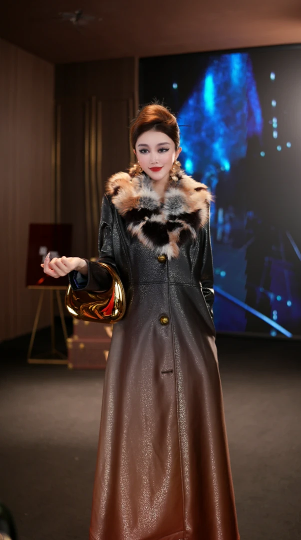 (娴儿)-高贵优雅秋季显瘦气质轻奢风衣外套60917