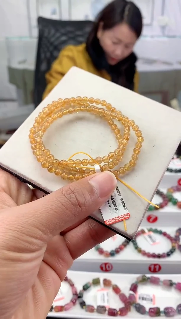 未镶嵌手链碧玺多样性发一条