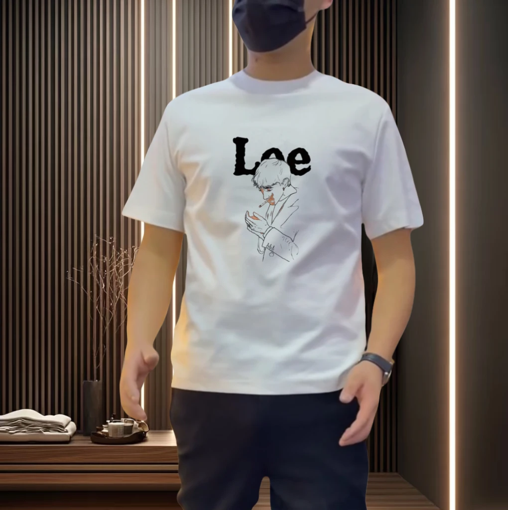 2025夏季休闲男士纯棉短袖t恤轻奢百搭简约潮流宽松圆领半袖T恤男