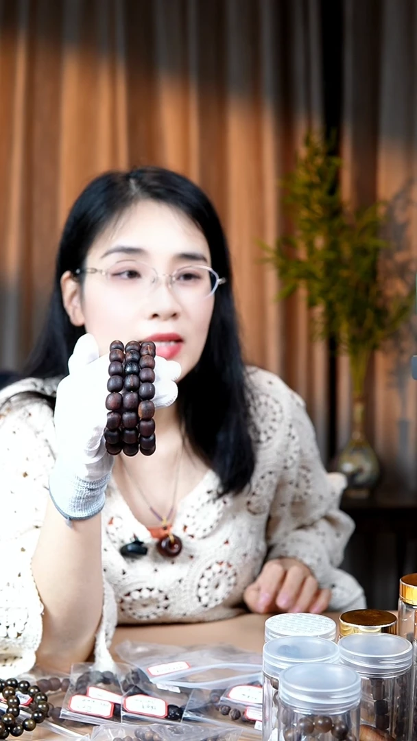 【闪购商品】降真香手串/手链天然 野 缅甸降真香老型珠黄油麻丝