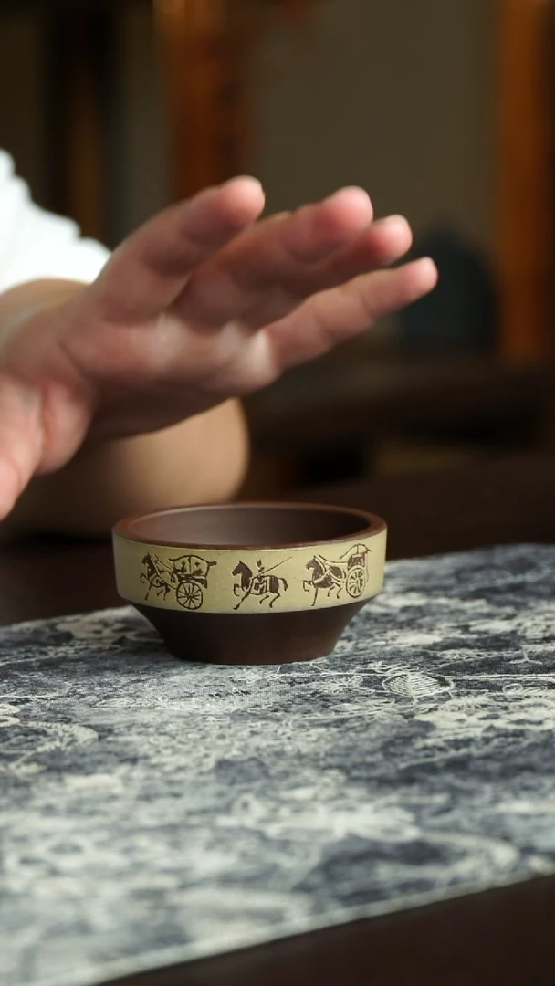 茶杯紫砂22号宜兴紫砂原矿作品