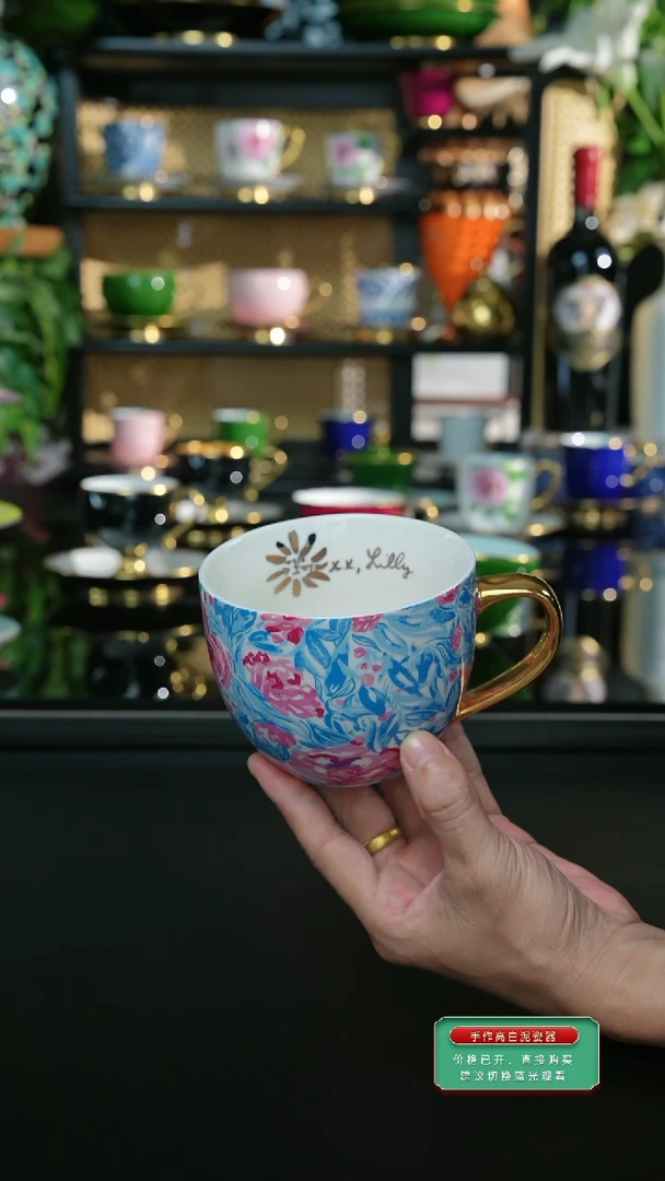 玫瑰花早餐杯、、、、